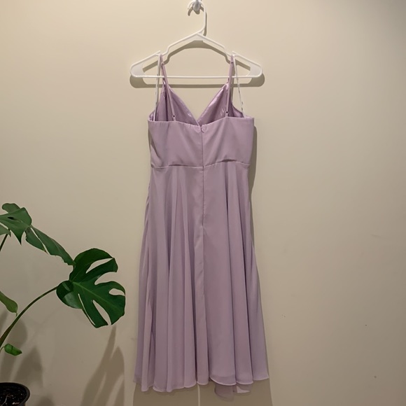 Lilac Purple Elegant Dress - Picture 3 of 6